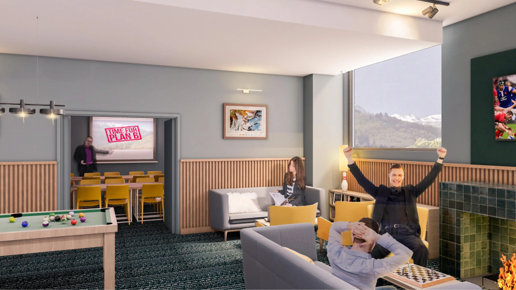 PlanB Hotel - Living Chamonix