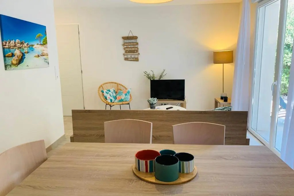 Villa T3 A Leccia maquis piscine
