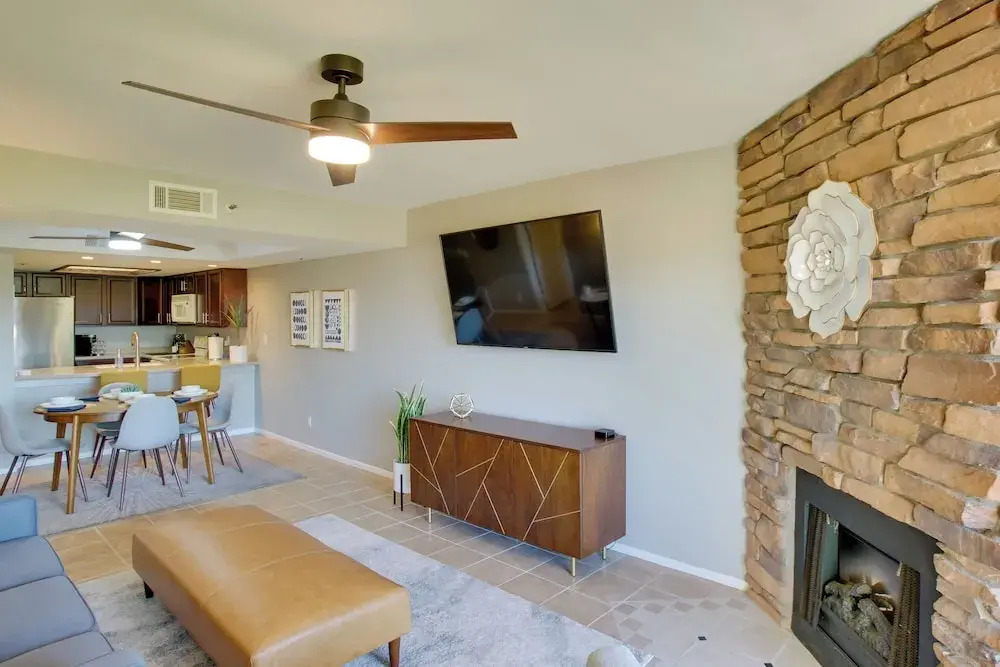 First-floor Condo w/ Golf Course Views & Pool!