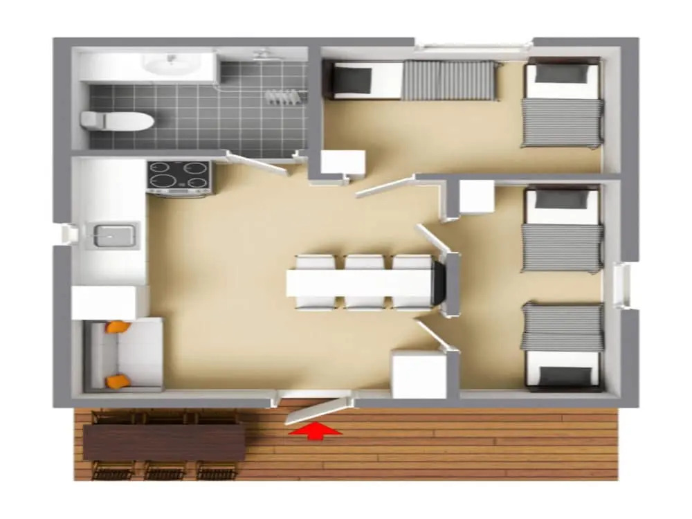 6 Person Holiday Park Home in Holbaek