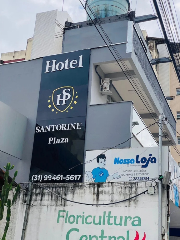 Hotel Santorine Plaza - Itabira - Próximo a Fundação Cultural Carlos Drummond Andrade