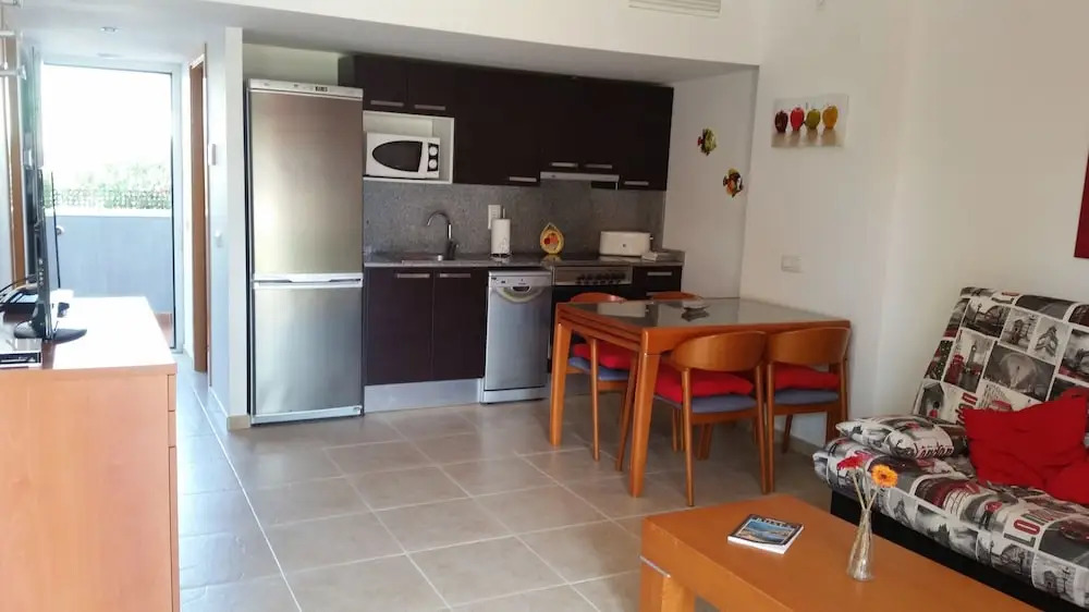 Apartment With 2 Bedrooms in Roses, With Pool Access and Enclosed Gard