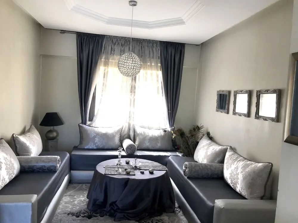 Apartment with 3 Bedrooms in Tanger, with Wonderful City View, Terrace And Wifi - 1 Km From the Beach