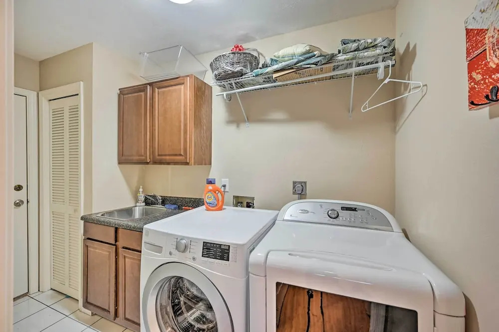 House w/ Heated Pool & Grill - Walk to Beach!