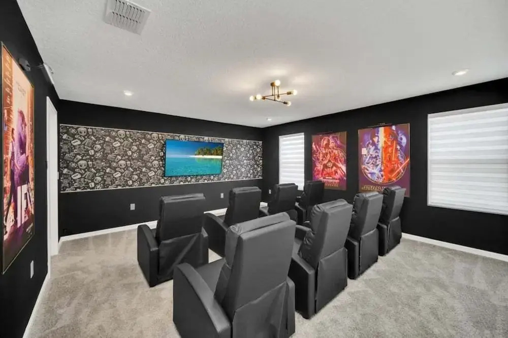 Movie Room, Pool, Theme Rooms Everything Included! 6 Bedroom Villa
