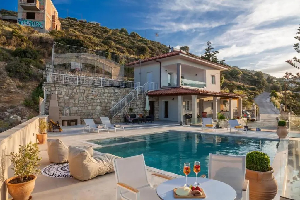 Amazing View Villa Aliki with Infinity Pool & Spa