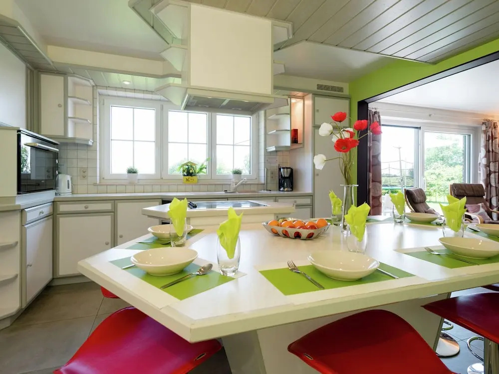 Holiday Home in Waimes With Bar, Playroom, Garden, Terrace, BBQ