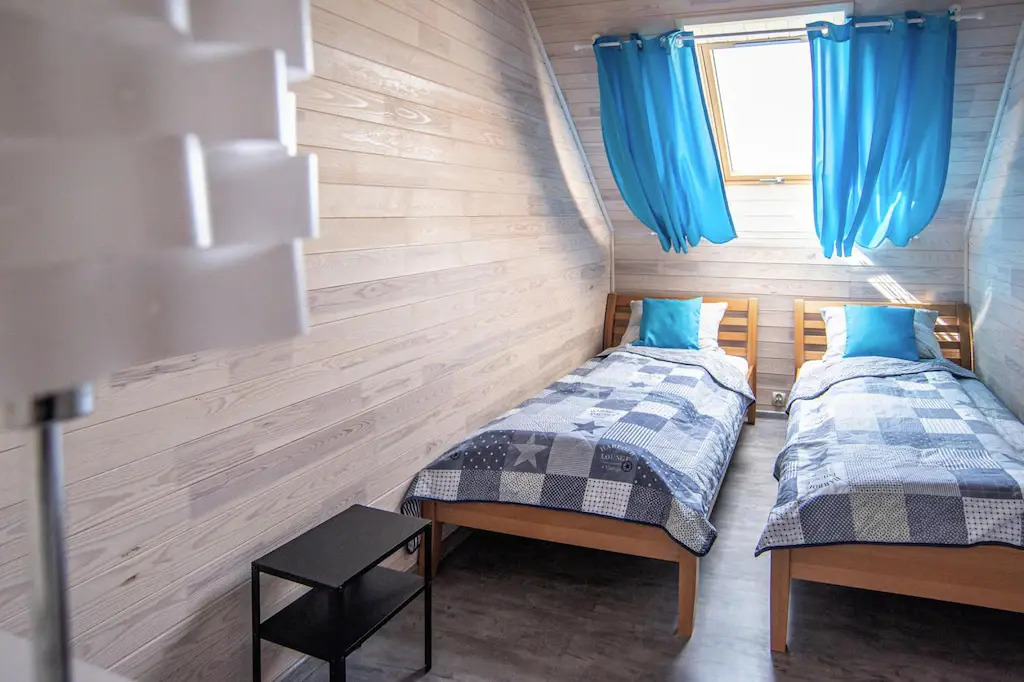 Air-conditioned holiday homes, summer pool, Rewal
