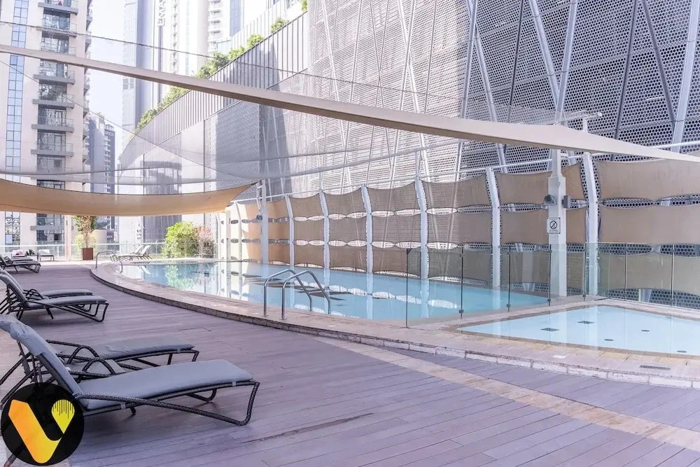 Damac Mall Street near Burj Khalifa