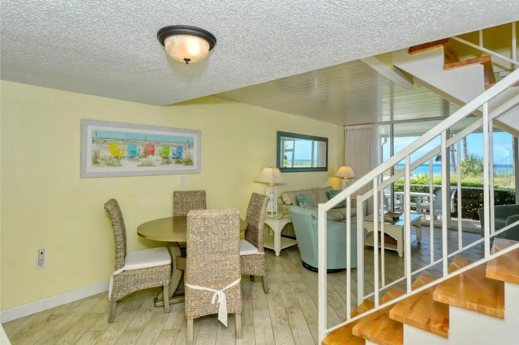 LaPlaya 105B-Relax on the balcony and watch the dolphins swim by and the pelicans dive!
