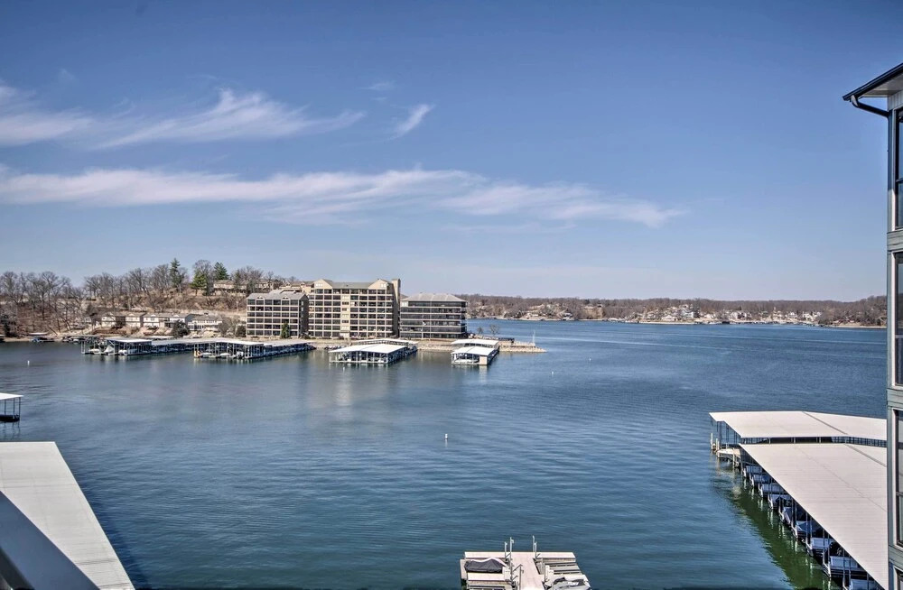 Boat Slip & Pool! Waterfront Lake Ozark Escape