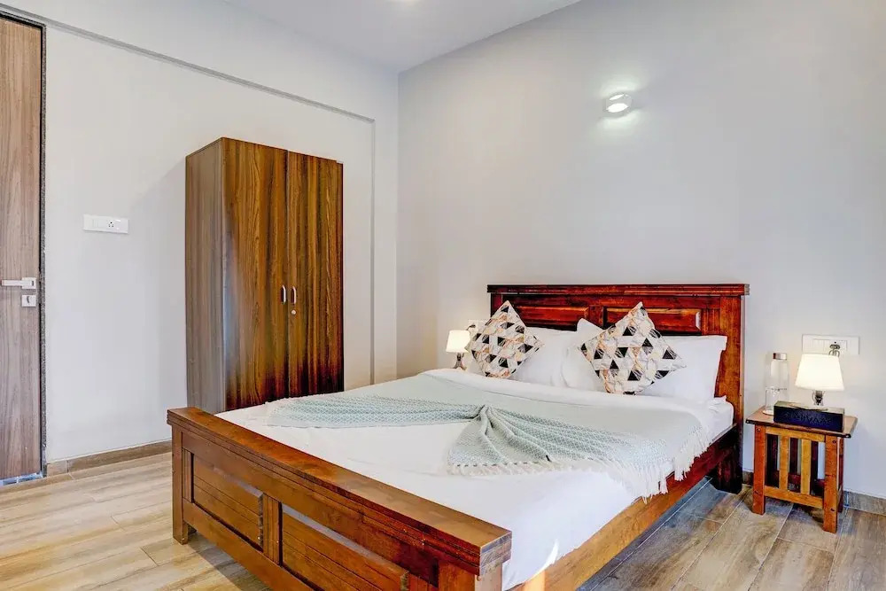 Elivaas Irene Jade 3BHK Pvt Pool Garden with Balconies