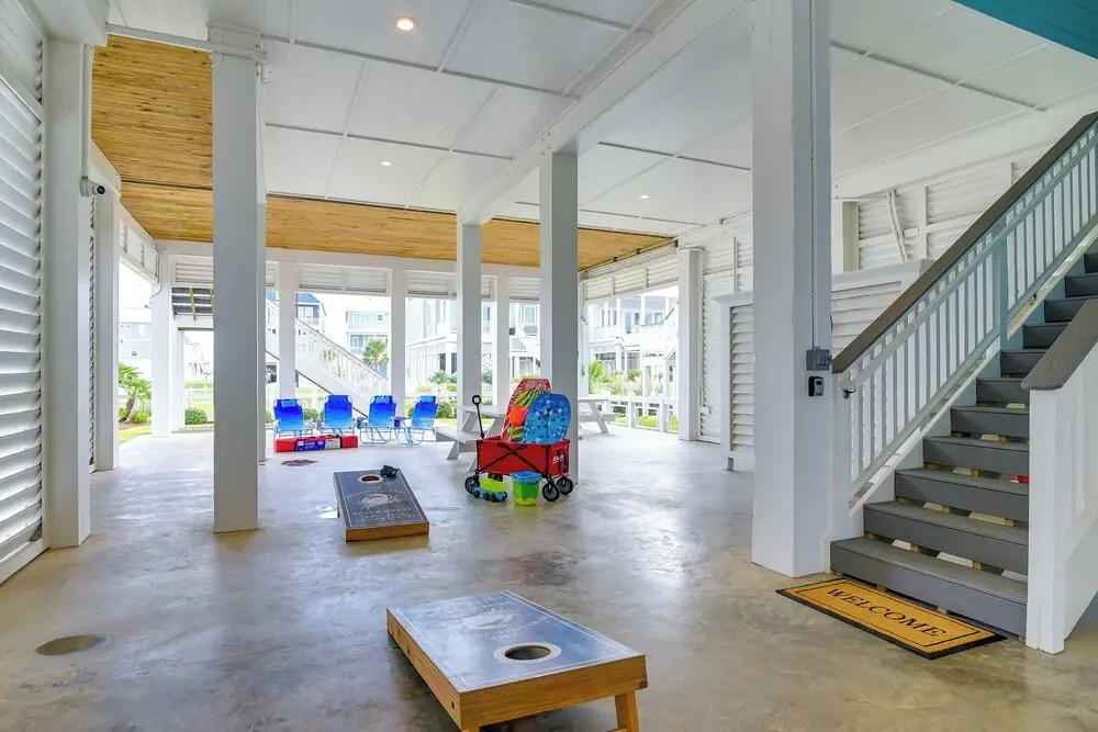 Walk to Galveston Beach: Family Gem w/ Balconies!