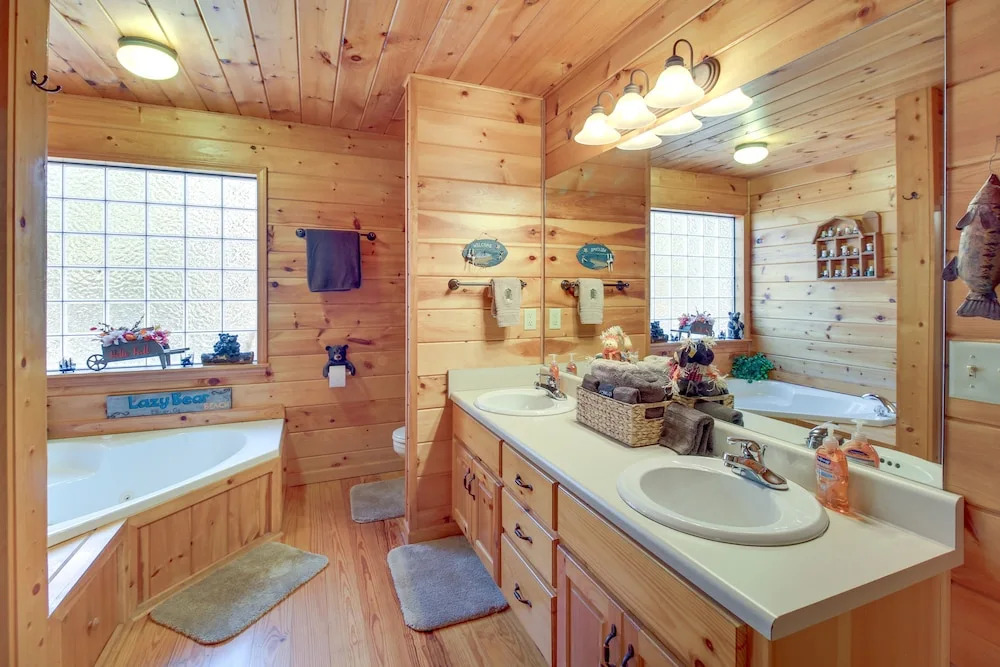 Riverfront Cabin w/ Wraparound Decks & Fire Pit!
