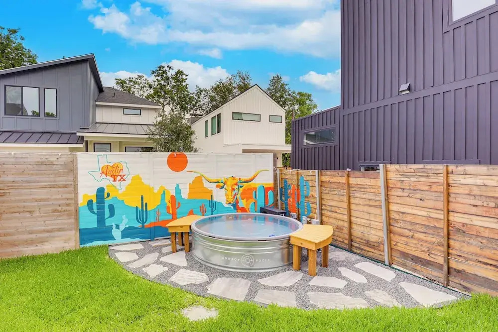 Modern Austin Retreat w/ Heated Cowboy Pool!