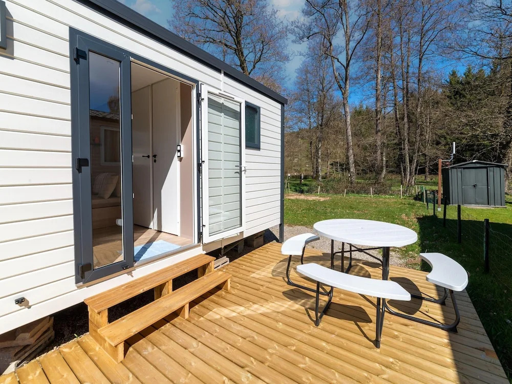 Premium Caravan in Erezee With Terrace