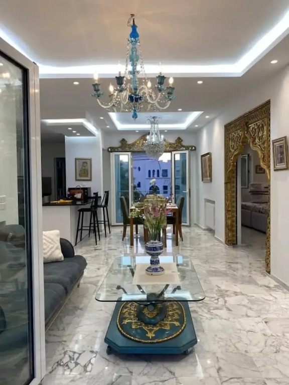 Luxurious Sea View With Private Beach in Gammarth Marsa