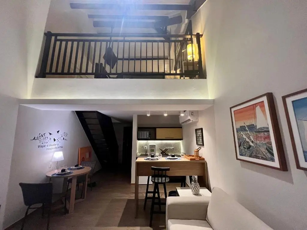 Apartamento Loft Duplex Urbano E Sofisticado, Com Temática Praiana No Rio Vermelho