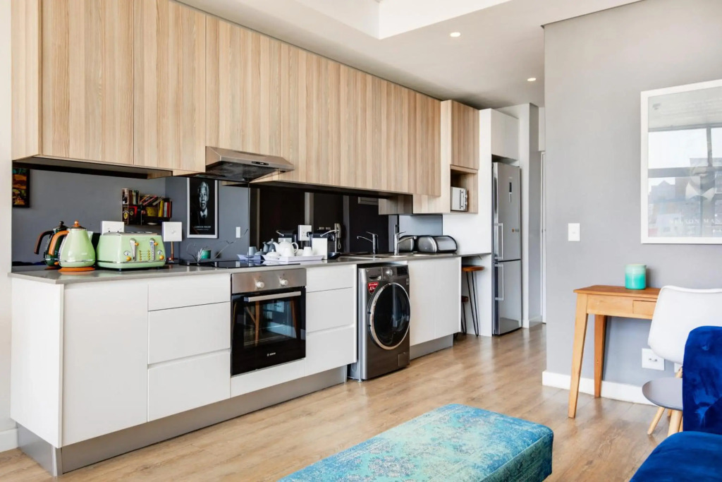 Eclectic Blue City View Apartment
