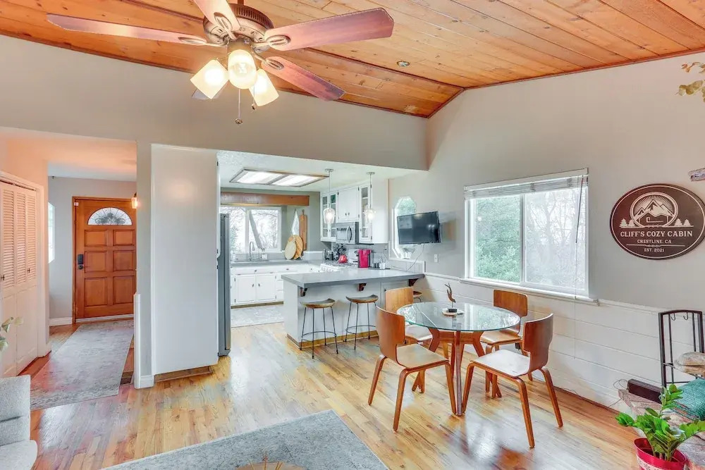 Mid-century Mod Cottage, Steps to Lake Gregory!