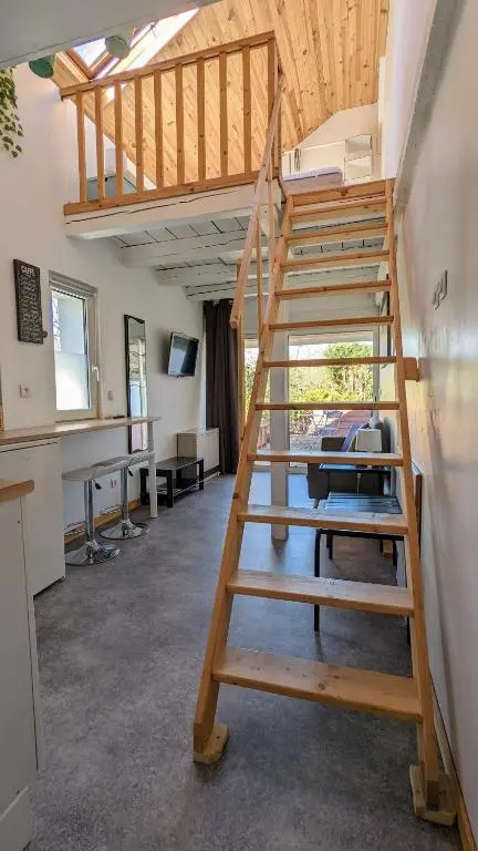 Studio Mezzanine Chez Papou, Ville et Forêt