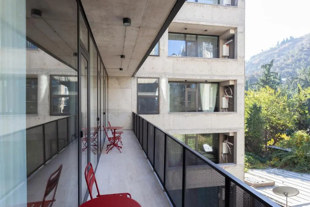 stylish 3BR apt with 2 balconies in historic Tbilisi