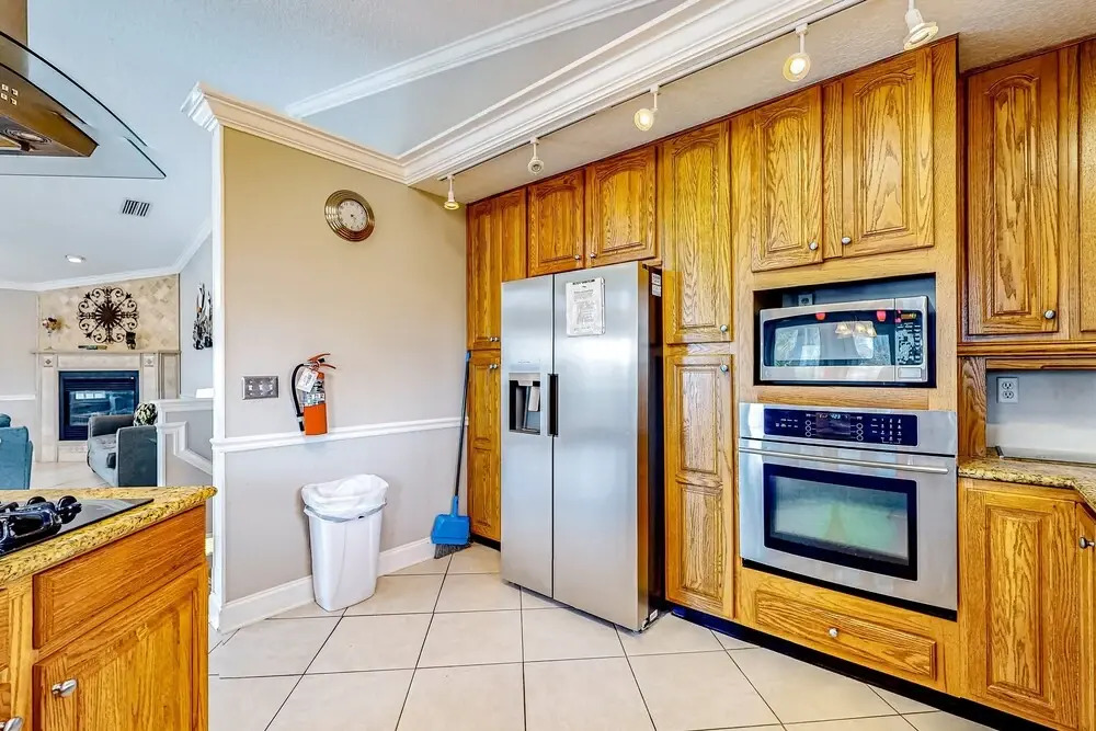 Tropical Gem w/ Courtyard & Large Deck Stroll 1 Block to Beach Boardwalk