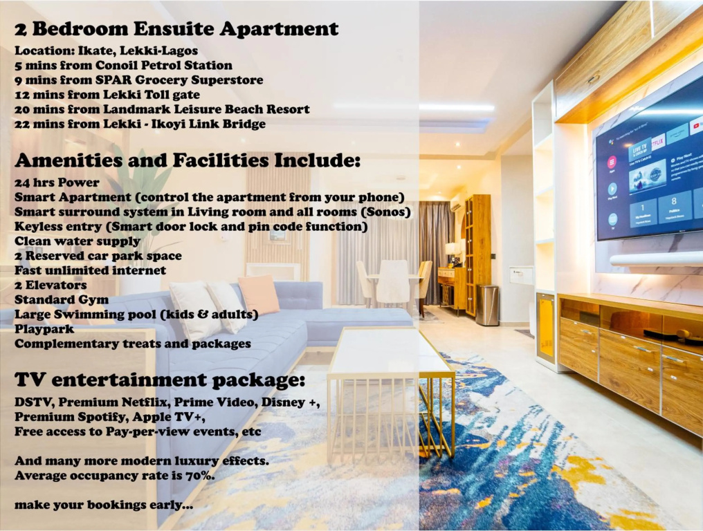 3-Bedroom SmartHome Luxury Apartment