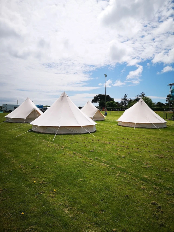 Nine Yards Bell Tents at the TT - Castletown