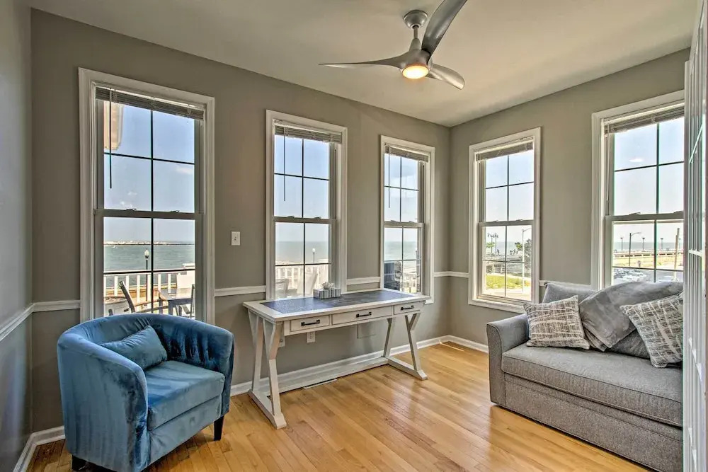 Idyllic Oceanfront Home on Atlantic City Boardwalk