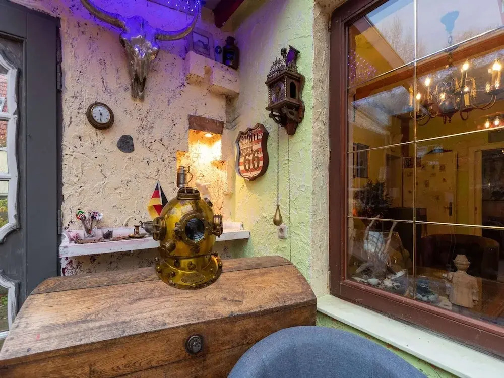 Comfortable Apartment in Wismar Mecklenburg With Fireplace