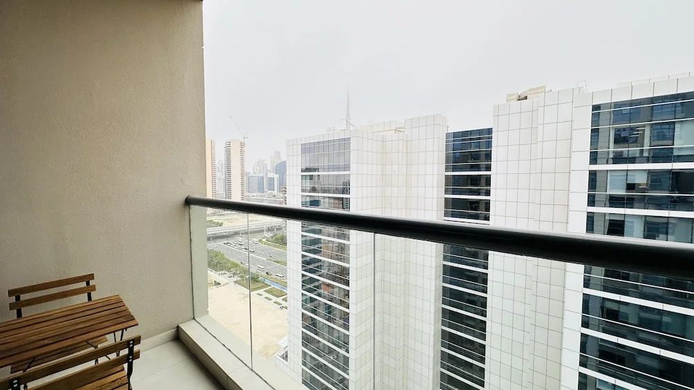 Upscale Studio Apartment Palm View with Big Balcony Free Parking by Belvilla