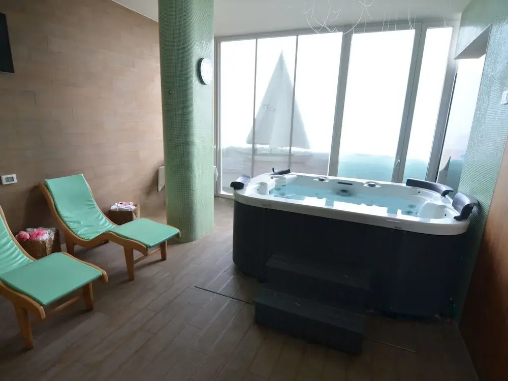 Modern Apartment in Rimini Italy with Hot Tub