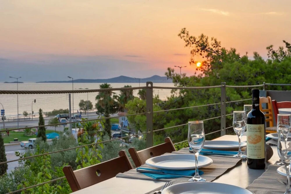 An Ideal Place to Relax With a 270 Degree View of the Saronic Gulf