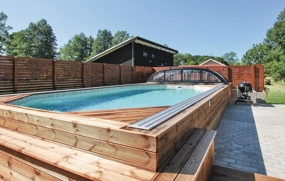 Nice Home in Löttorp With Wifi, Outdoor Swimming Pool and Heated Swimming Pool