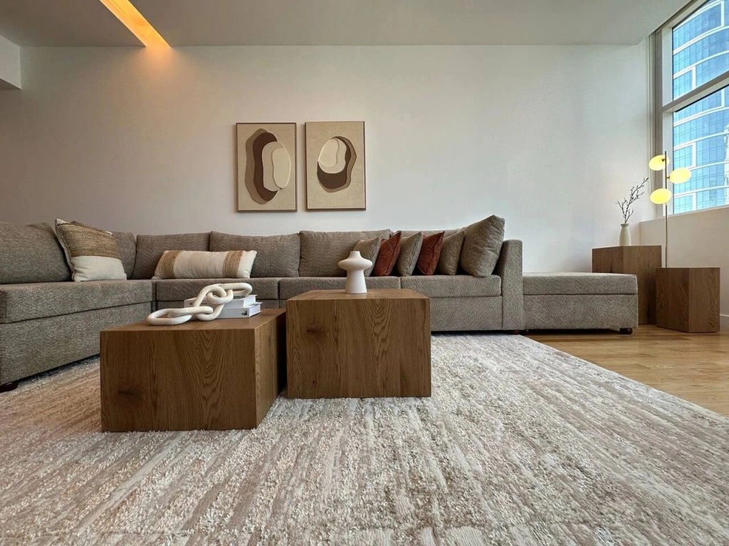 Квартира JBR Beachfront 3BR Sleeps 12 Pool Sea View