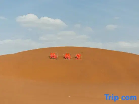 The desert camping hotel of the proprietress of Shapotou, Zhongwei