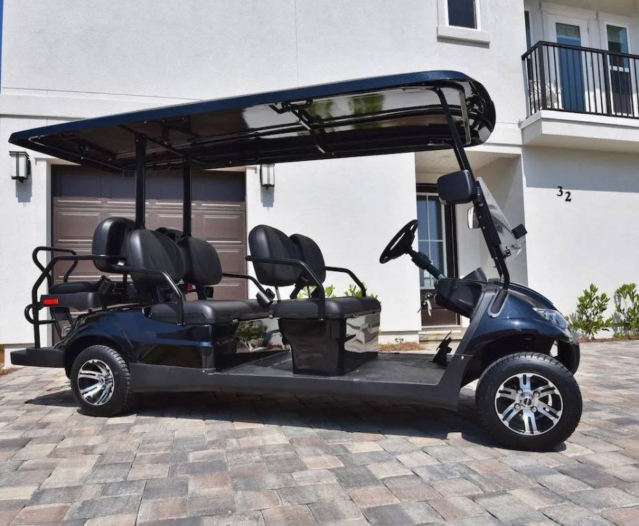 White Coral Chateau NEW Luxury Golf Cart