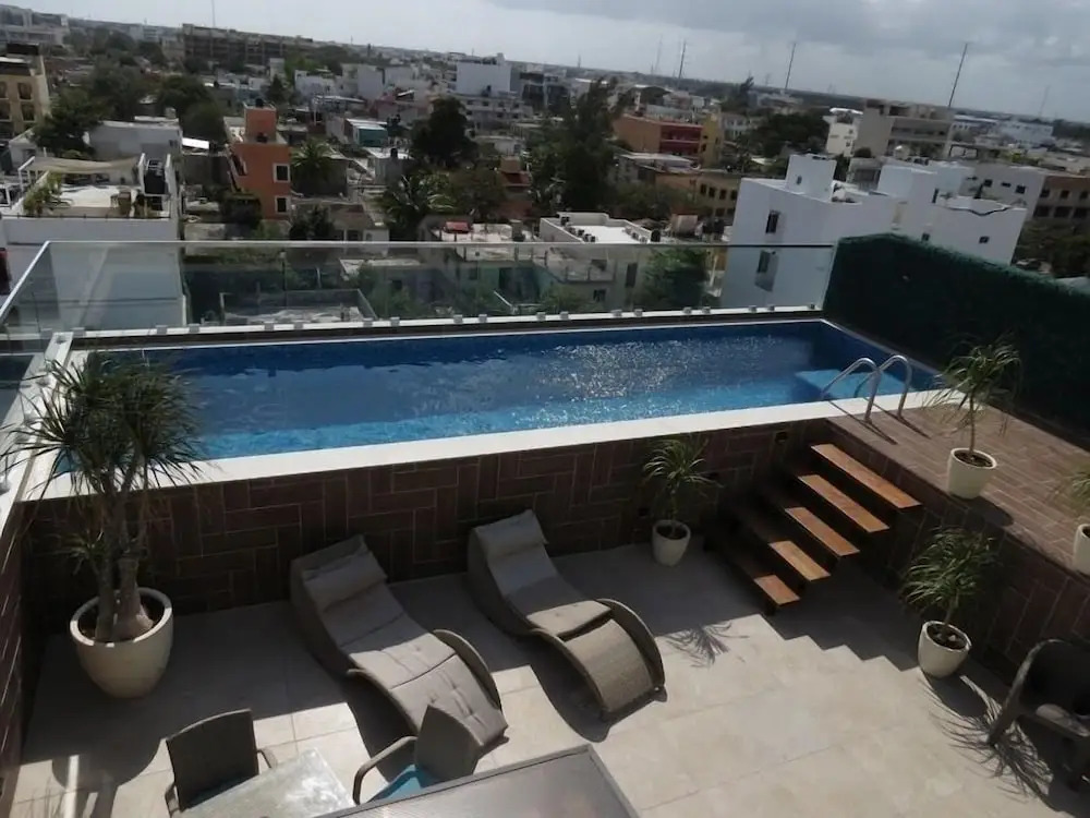 Studios with roofpool in Vanessa 24