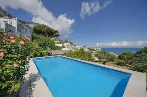 Villa Amalu Capri Piscina e Giardino
