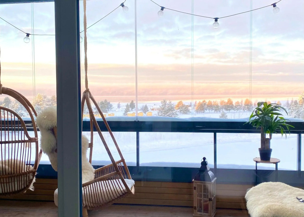 Aurinkoranta Apartment merinäköala - sauna