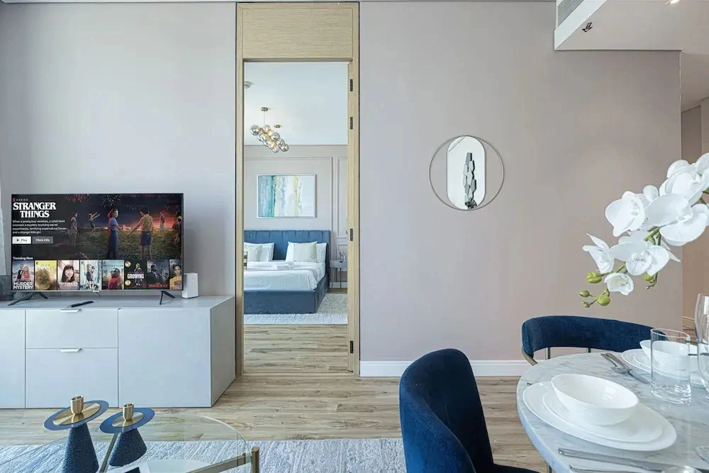 Modern Coastal Luxe  JBR Apartment