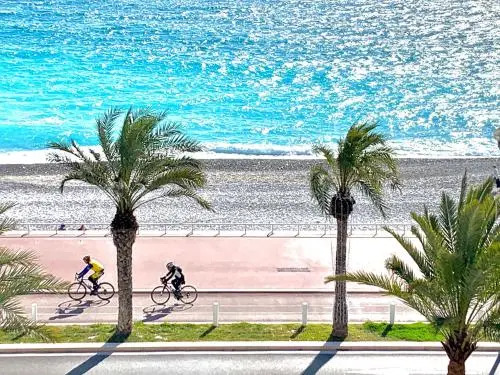 Aparthotel Riviera - Promenade Des Anglais - 1 Bedroom Ac Apartement - Amazing Sea View - Large Terr
