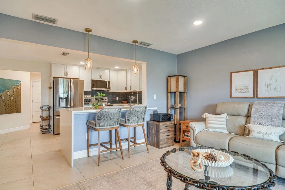 3 Mi to Beach! Creekfront Family Home w/ Fire Pit