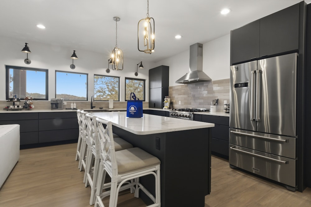 New Lakefront Home With Private Dock, Game Room & Firepit at 9MM