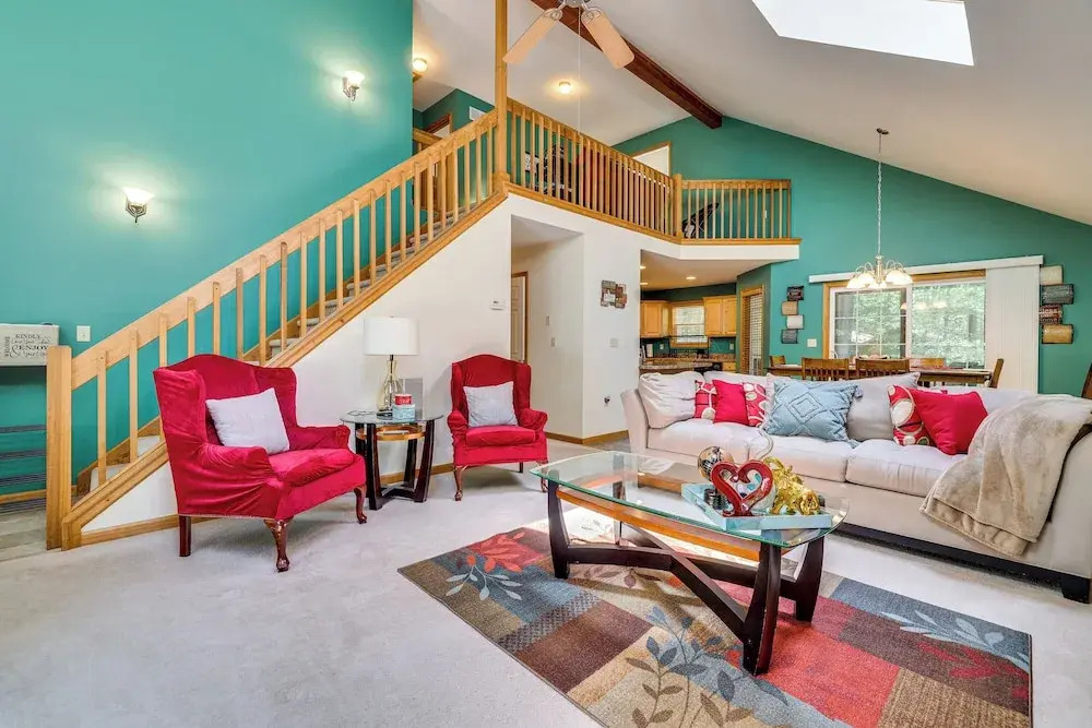 Deck & Screened Porch: Pocono Lake Vacation Rental