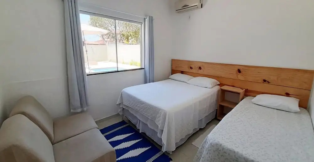 Casa na Praia de Mundaí com 3 quartos, piscina, e churrasqueira