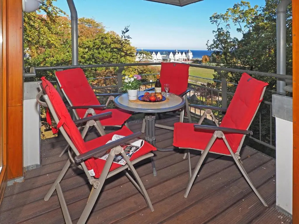 Kaiservillen Heringsdorf - Appartement mit 1 Schlafzimmer und Balkon D232