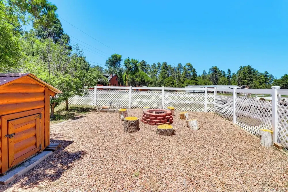 Walk to Rainbow Lake: Cabin w/ Game Room & Yard