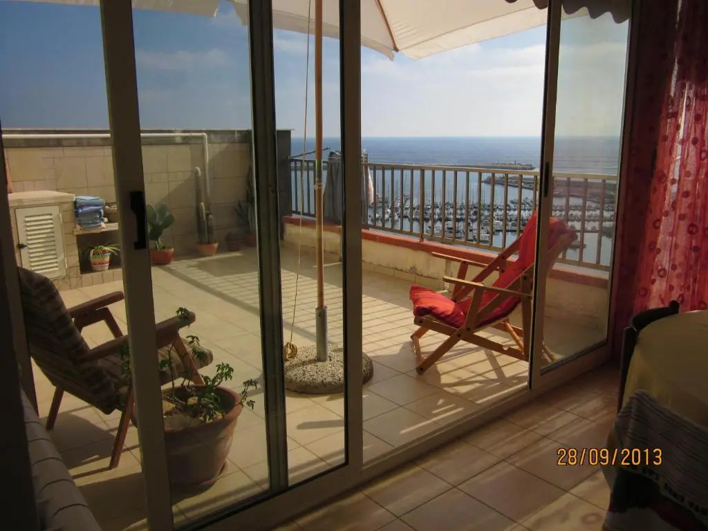 Attico con vista panoramica sul mare